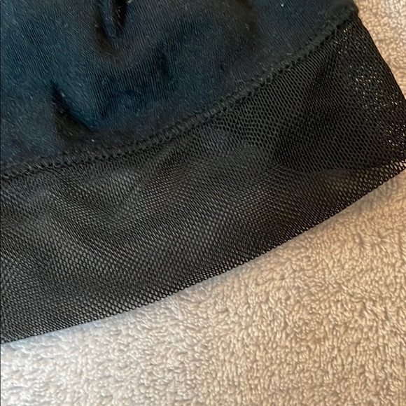 DKNY Black Sleeveless Loose Fitting Mesh Detail Camisole - Picture 2 of 7